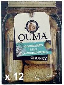 Ouma Condensed Milk Flavoured Rusks 12x200g