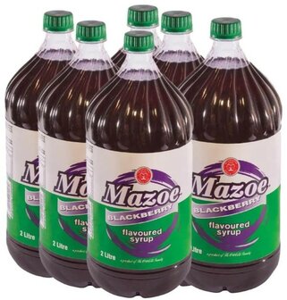Schweppes Mazoe Blackberry Flavour  (Zim)  6x2L