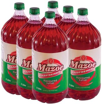 Schweppes Mazoe Raspberry Flavour  (Zim)  6x2L