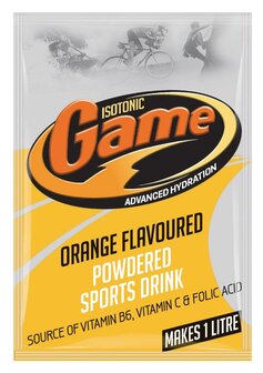 Isotonic Game Orange Flavoured Sports Drink 80g