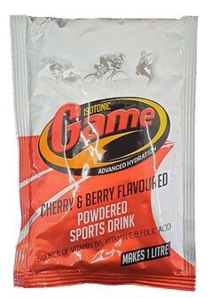 Isotonic Game Cherry Berry Flavoured Sports Drink 80g