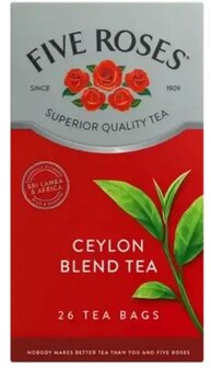 Five Roses Tea 26 Tagless Teabags